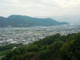 勝賀山から見た香西の町です