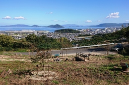 空気が澄み切って岡山までハッキリと見えるお天気でした