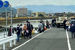 本津川沿いの清掃状況