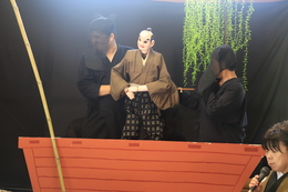 香翠座デコ芝居(円座人形浄瑠璃)(ホームページ委員会撮影) 香翠座デコ芝居(円座人形浄瑠璃)