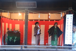 鬼無桃太郎会新舞踊(ホームページ委員会撮影) 鬼無桃太郎会新舞踊