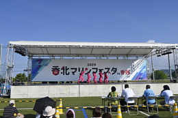 香北マリンフェスタin香西ダンス甲子園(実行委員会取材班撮影) 香北マリンフェスタin香西ダンス甲子園