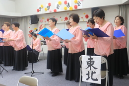 コーラスグループなごみ(ホームページ委員会撮影) コーラスグループなごみ