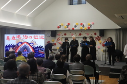 香西朗読教室(ホームページ委員会撮影) 香西朗読教室