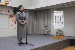 孝風吟詠会(ホームページ委員会撮影) 孝風吟詠会